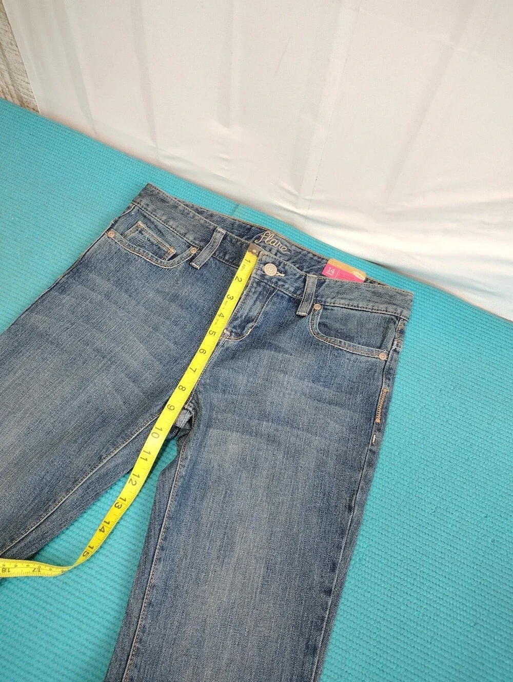 NWT Old Navy Girls Flare Stretch Jeans Adjustable - 14